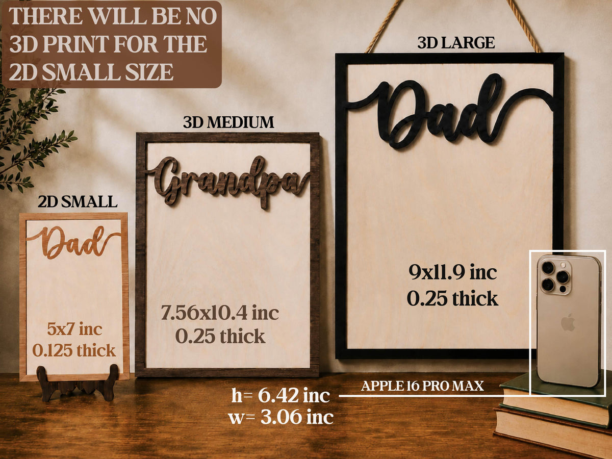Personalized Hands Down Best Dad Ever Sign, Father's Day Gift for Dad Grandpa, DIY Handprint Wooden Sign, Dad Gift from Kids