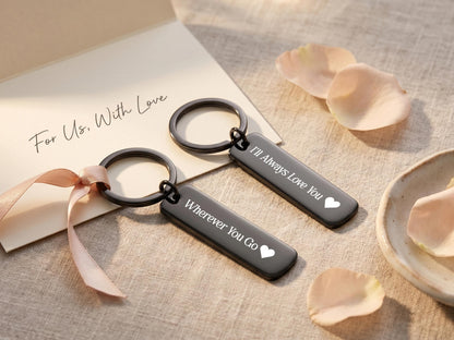 Custom Eye Photo Keychain Personalized Gifts for Him, Stainless Steel Keychain, Boyfriend Gifts for Him,  Long-Distance Relationships Gift