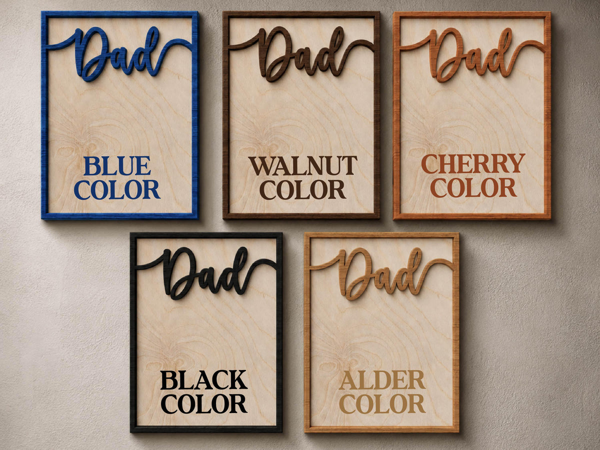 Personalized Hands Down Best Dad Ever Sign, Father's Day Gift for Dad Grandpa, DIY Handprint Wooden Sign, Dad Gift from Kids