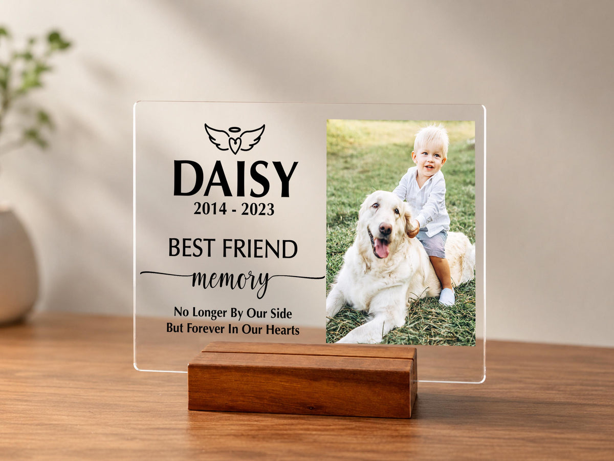 Pet Memorial Acrylic Sign, Personalized Gifts for Pet Loss, Dog or Cat Loss Gift, Cat Keepsake Sign, Pet Memorial Plaque, Sympathy Gifts