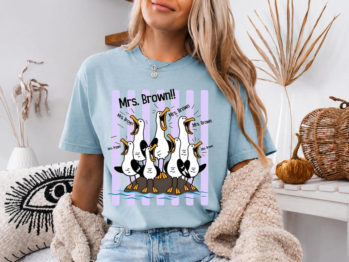 Custom Seagulls Teacher Shirt, Personalized Teacher Appreciation Gift, Screaming Seagulls Funny Shirt, Comfort Colors Tshirt, Back to School