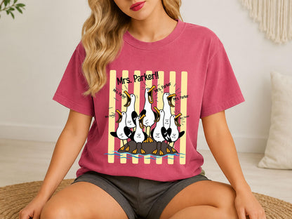 Custom Seagulls Teacher Shirt, Personalized Teacher Appreciation Gift, Screaming Seagulls Funny Shirt, Comfort Colors Tshirt, Back to School