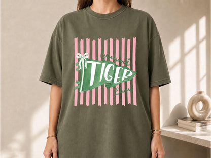 Custom School Mascot Shirt, School Spirit Shirt, Personalized Game Day Shirt, Custom Pennant Flag Tee, Football Season Shirt