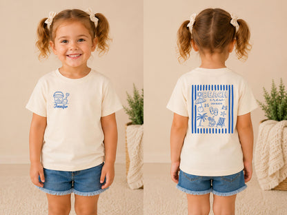 Family Beach Trip Shirt, Personalized Beach Crew Tee, Matching Family Vacation Shirts for Reunions and Cousin Crews, Custom Family Shirt