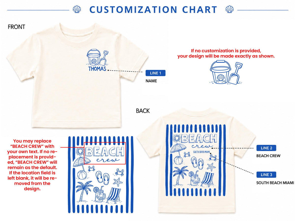 Family Beach Trip Shirt, Personalized Beach Crew Tee, Matching Family Vacation Shirts for Reunions and Cousin Crews, Custom Family Shirt