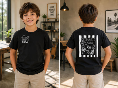 Family Beach Trip Shirt, Personalized Beach Crew Tee, Matching Family Vacation Shirts for Reunions and Cousin Crews, Custom Family Shirt