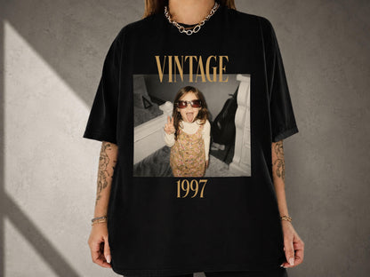 Custom Photo Birthday Shirt, Personalized Vintage Photo And Year Shirt, Vintage 40th Birthday Shirt, 30th Birthday Gift, Comfort Colors Tee