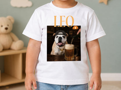 Custom Dog Drinking Beer Shirt, Personalized Pet Portrait Tee, Multi Pet Shirt, Funny Dog Meme Comfort Colors Tee, Dog Mom Gift