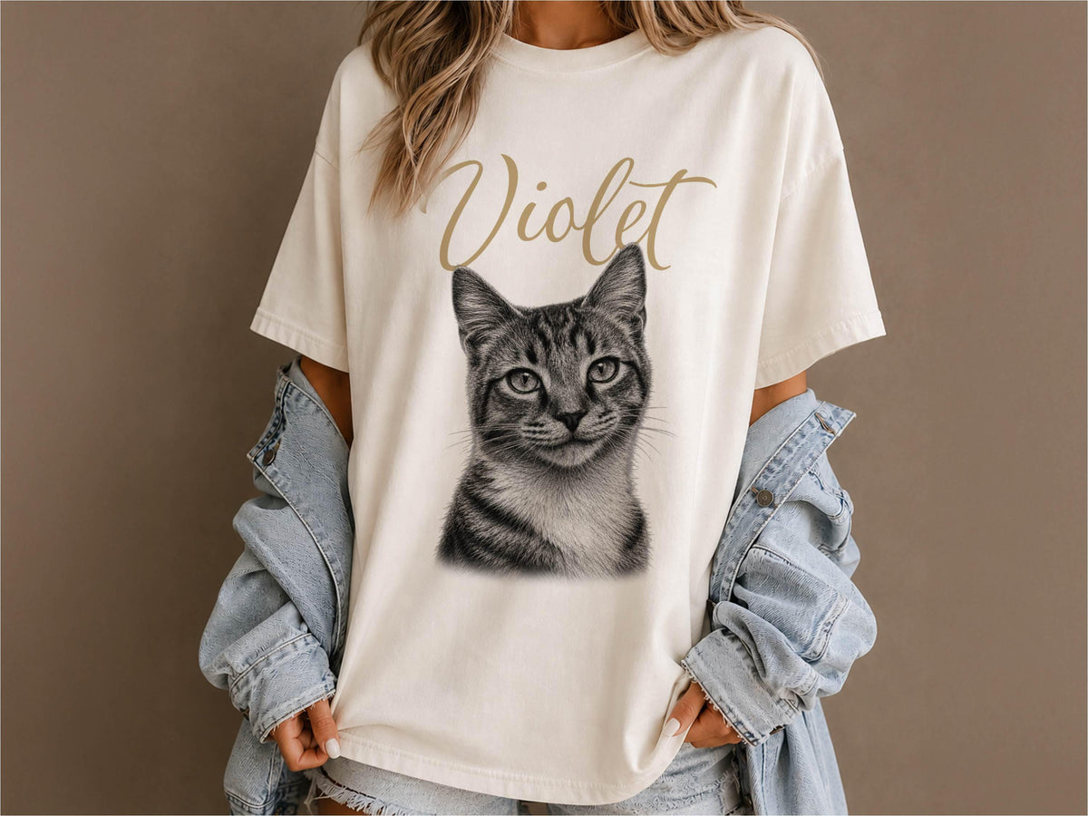 Custom Dog Photo Shirt for Pet Lover, Pet Photo & Name Shirt, Picture Dog Shirt, Dog Portrait Personalized Shirt, Dog Dad Christmas Gifts
