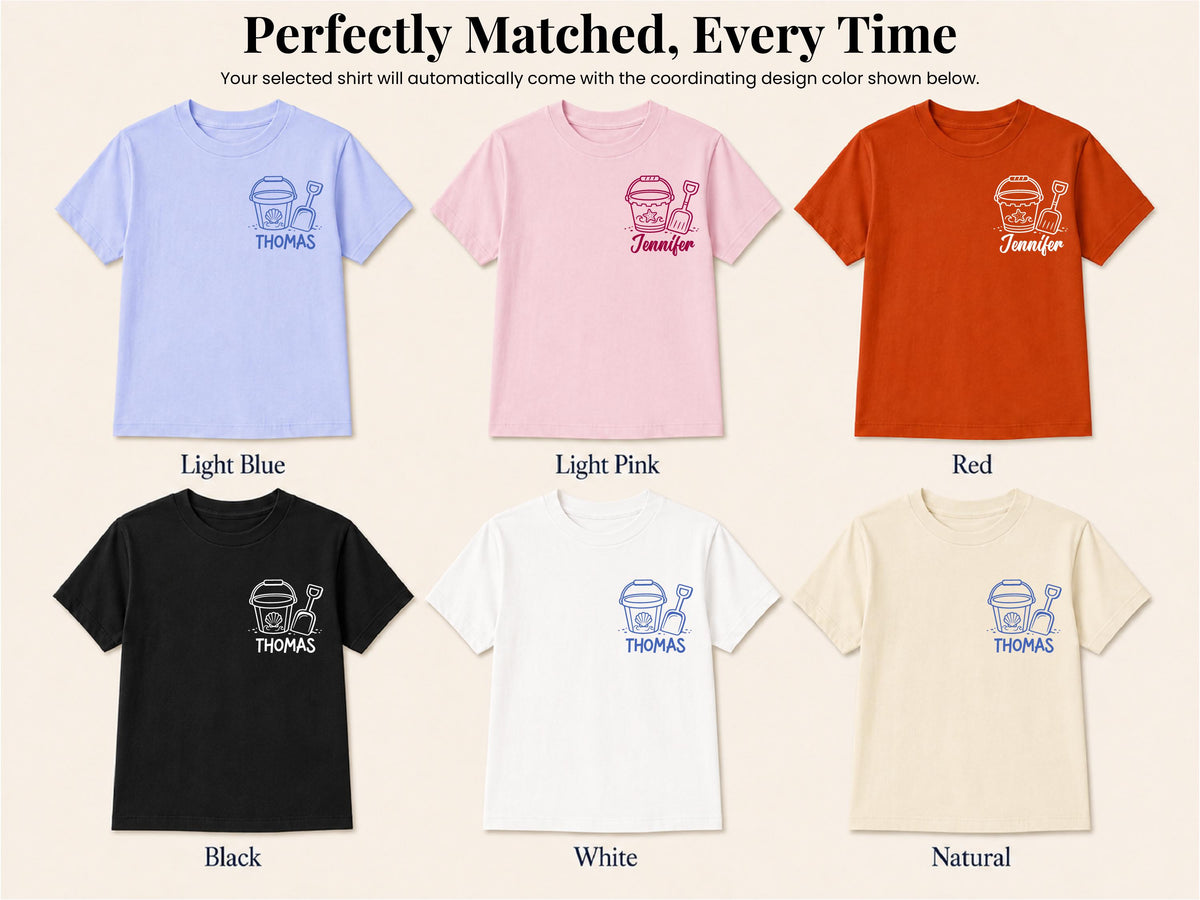 Family Beach Trip Shirt, Personalized Beach Crew Tee, Matching Family Vacation Shirts for Reunions and Cousin Crews, Custom Family Shirt