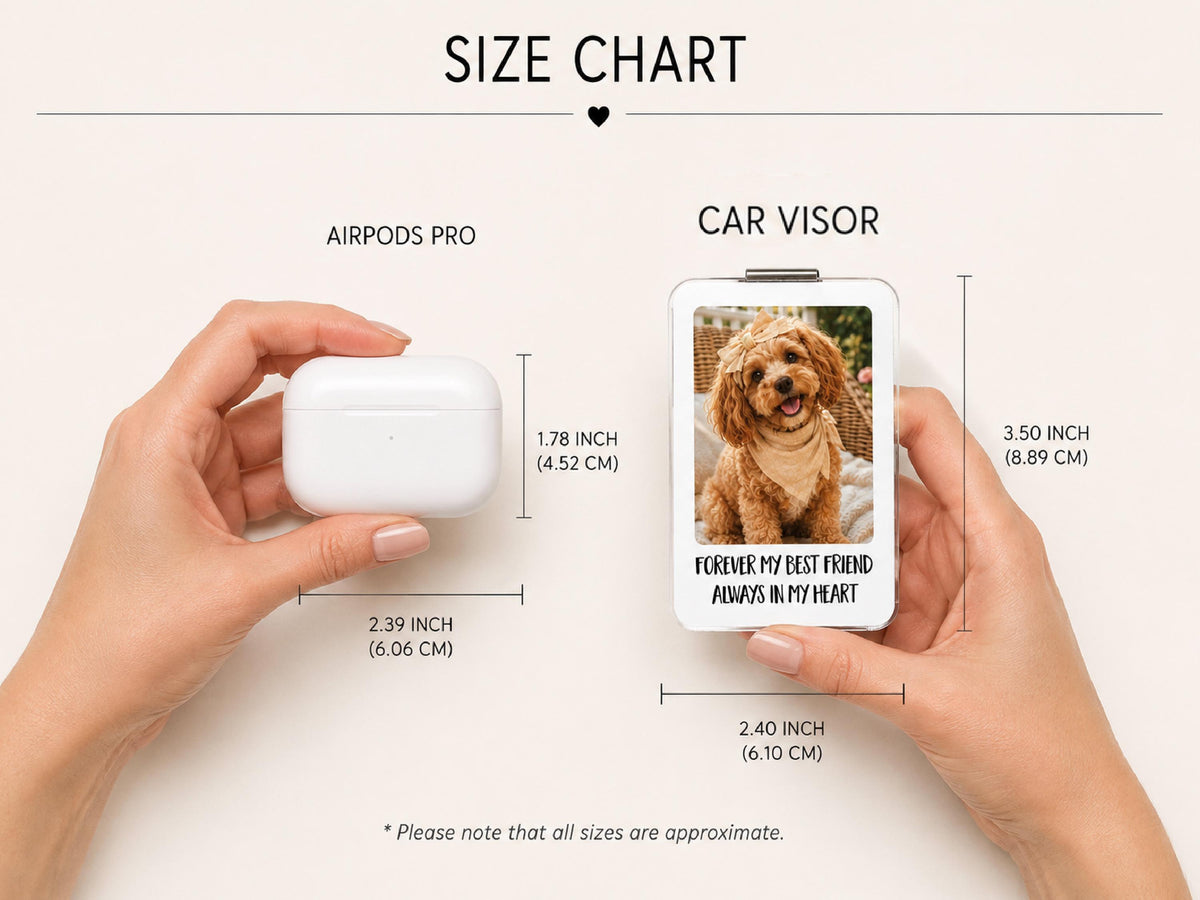 Personalized Dog Photo Car Visor Clip, Custom Pet Portrait Sun Visor, Christmas Gift for Pet Owner, Cute Dog Mom Dog Dad Drive Safe Gifts