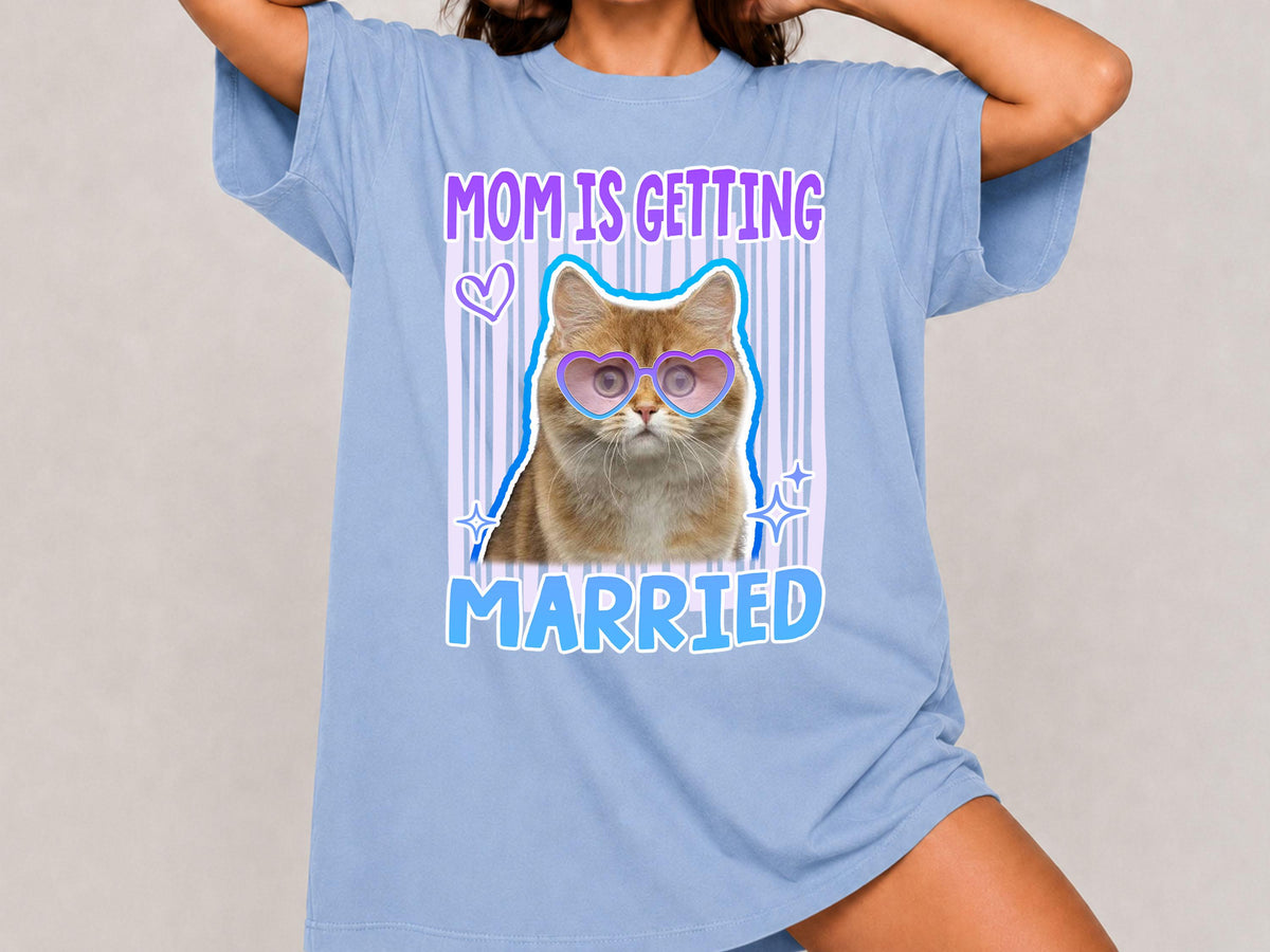 Custom Pet Photo Bachelorette Shirt, Mom Is Getting Married Dog Shirt, Comfort Colors Team Bride Tee, Funny Bridal Shower Gift