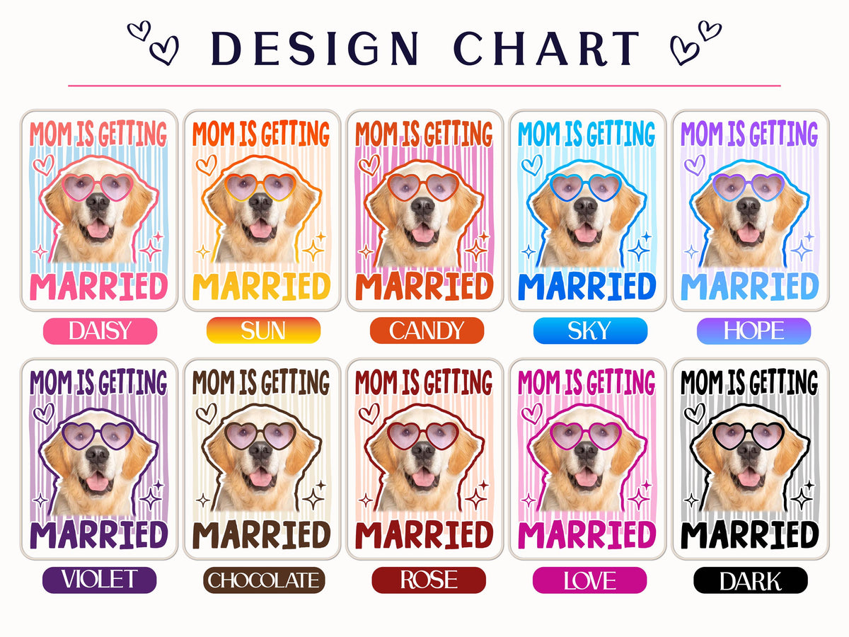 Custom Pet Photo Bachelorette Shirt, Mom Is Getting Married Dog Shirt, Comfort Colors Team Bride Tee, Funny Bridal Shower Gift