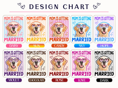 Custom Pet Photo Bachelorette Shirt, Mom Is Getting Married Dog Shirt, Comfort Colors Team Bride Tee, Funny Bridal Shower Gift