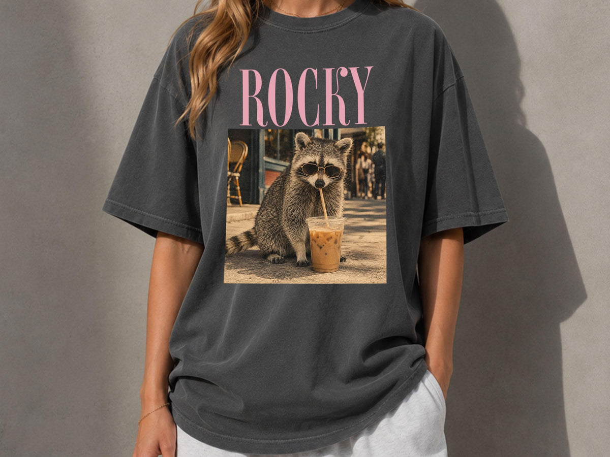 Custom Pet Portrait Iced Coffee Shirt, Dog Drinking Iced Coffee Tee, Comfort Colors Pet Photo Tshirt, Funny Dog Mom Gift, Custom Dog Shirt