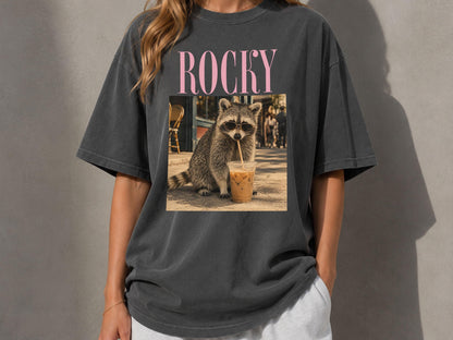 Custom Pet Portrait Iced Coffee Shirt, Dog Drinking Iced Coffee Tee, Comfort Colors Pet Photo Tshirt, Funny Dog Mom Gift, Custom Dog Shirt