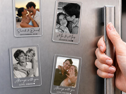 Personalized Memorial Photo Car Visor Clip, In Loving Memory Gifts, Drive Safe Gifts for Him, Sympathy Gift, Custom Loss of Dad Mom Keepsake