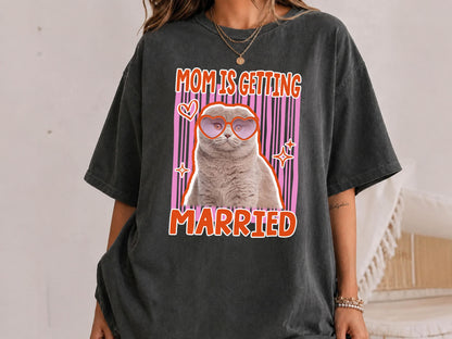 Custom Pet Photo Bachelorette Shirt, Mom Is Getting Married Dog Shirt, Comfort Colors Team Bride Tee, Funny Bridal Shower Gift