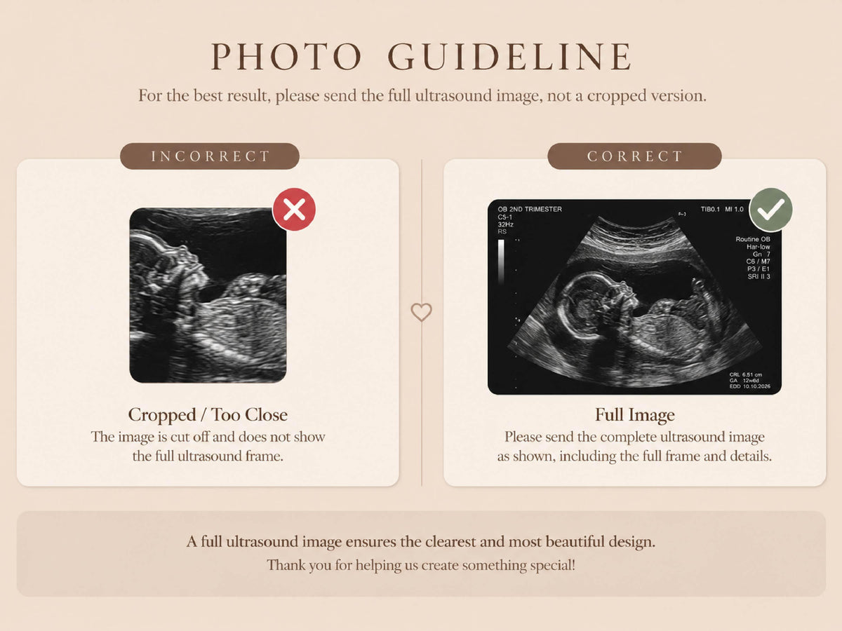 Personalized Baby Heartbeat Magnet, Pregnancy Reveal Fridge Magnet, Ultrasound Photo Keepsake, Pregnancy Announcement Gift, Baby Shower Gift