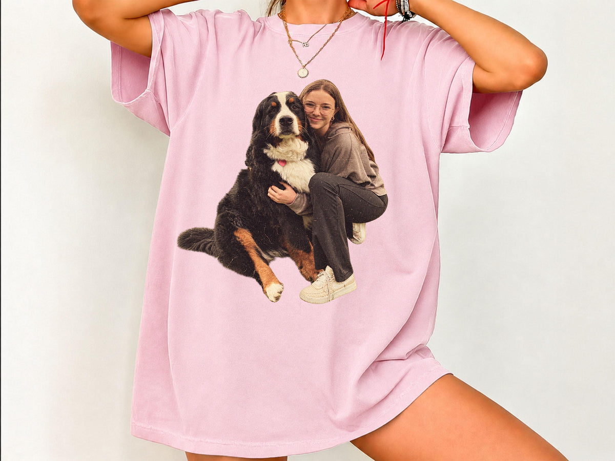 Comfort Colors Custom Your Photo Shirt, Personalized Picture Tee, Upload Your Own Image, Family or Couple Photo Gift, Custom Picture Shirt