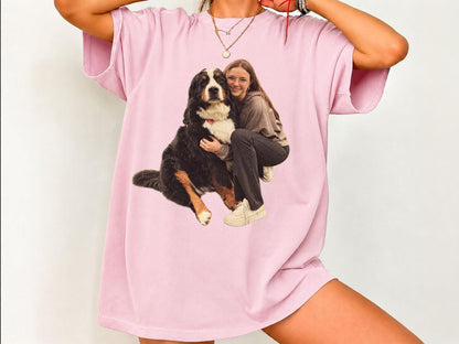 Comfort Colors Custom Your Photo Shirt, Personalized Picture Tee, Upload Your Own Image, Family or Couple Photo Gift, Custom Picture Shirt