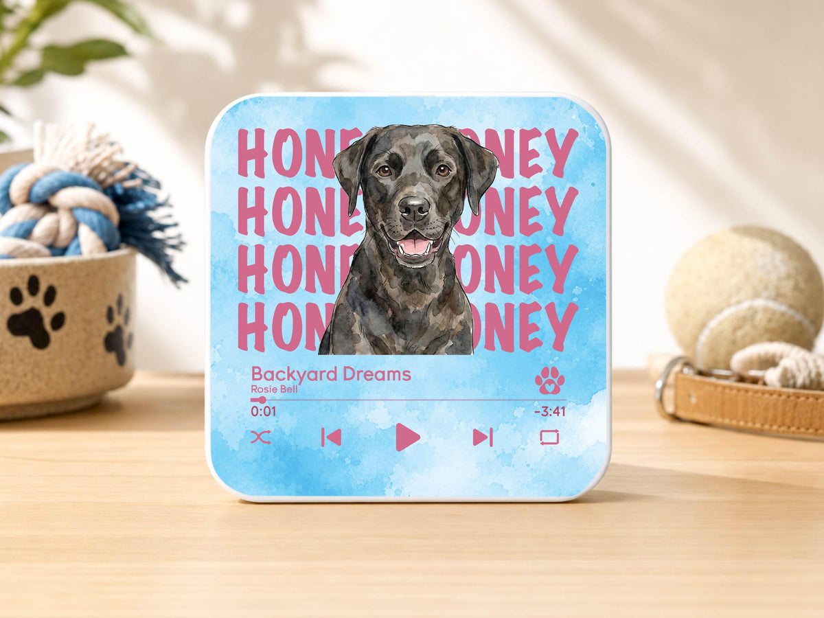 Custom Dog Photo Magnet, Personalized Pet Portrait Gift, Dog Lover Gift, Cat Mom Gift, Memorial Dog Gift, Loss of Pet Memorial Keepsake