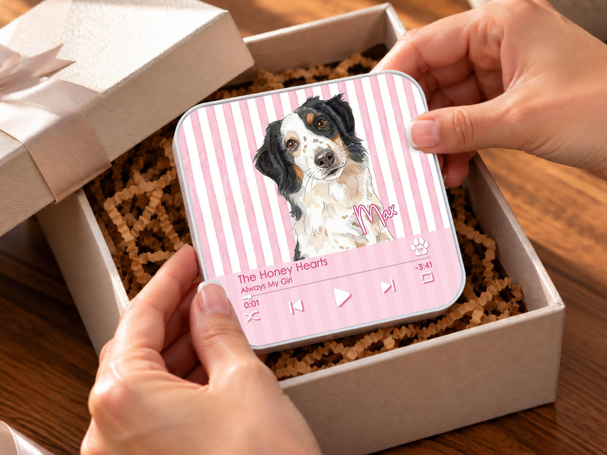 Custom Dog Photo Magnet, Personalized Pet Portrait Gift, Dog Lover Gift, Cat Mom Gift, Memorial Dog Gift, Loss of Pet Memorial Keepsake