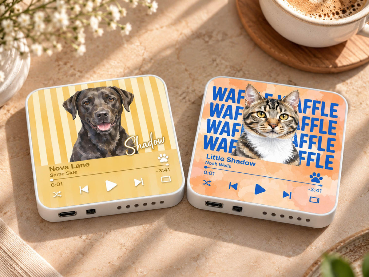 Custom Dog Photo Magnet, Personalized Pet Portrait Gift, Dog Lover Gift, Cat Mom Gift, Memorial Dog Gift, Loss of Pet Memorial Keepsake