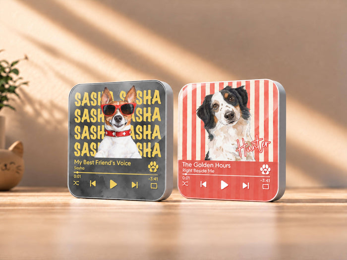 Custom Dog Photo Magnet, Personalized Pet Portrait Gift, Dog Lover Gift, Cat Mom Gift, Memorial Dog Gift, Loss of Pet Memorial Keepsake