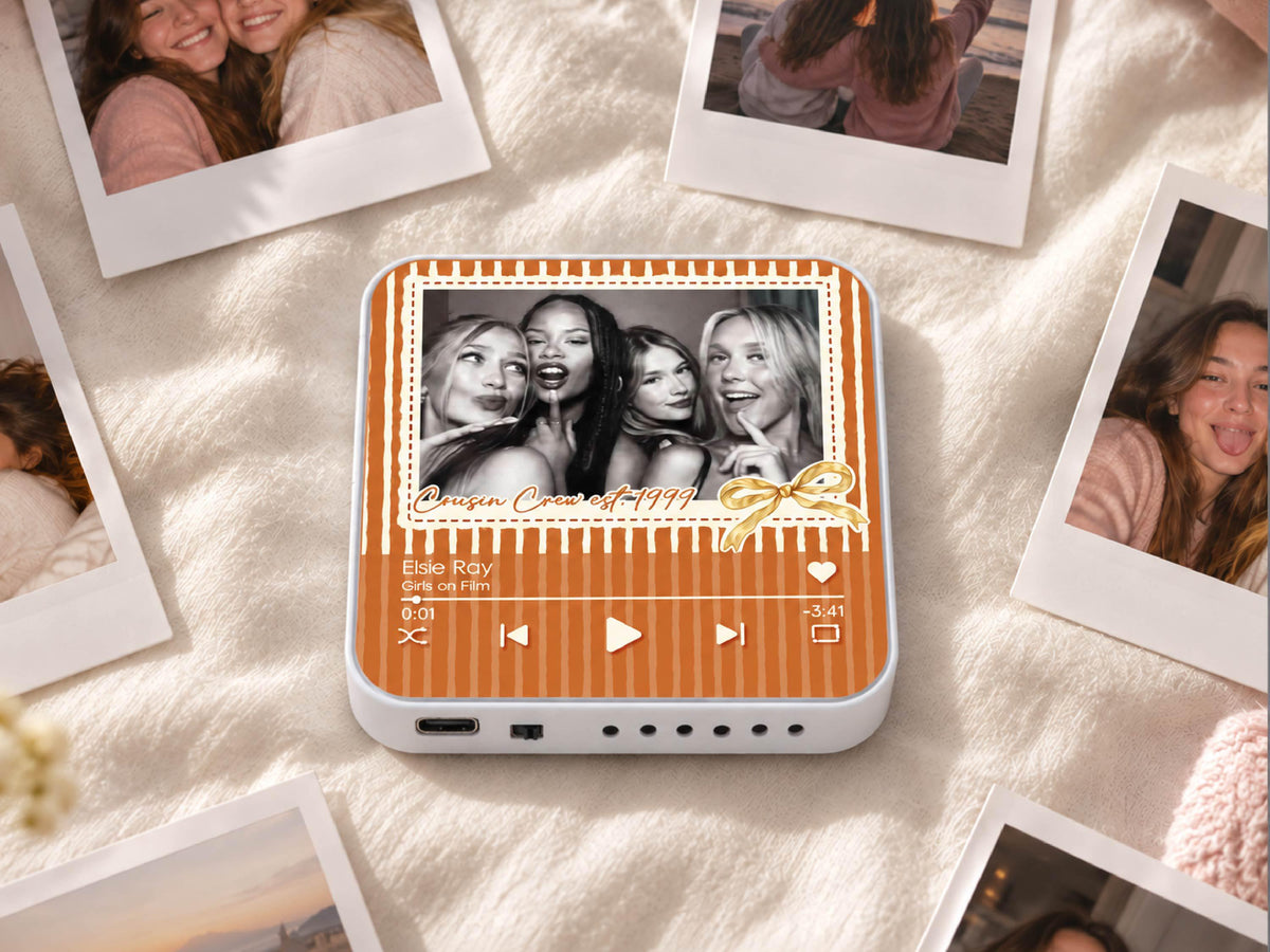 Personalized Sister Photo Fridge Magnet, Custom Music Magnet for Best Friend Wedding Day, Soul Sister Gift, Music Box, Maid of Honor Gifts