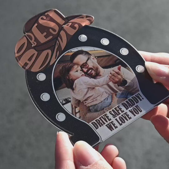 Personalized car visor clip