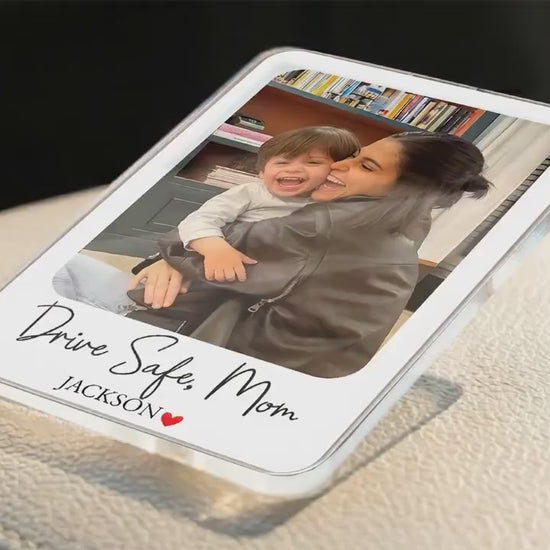 Drive Safe I Love You Mom, Personalized Mom Gifts from Daughter, Mother's Day Car Visor Clip, Drive Safe Gift, Custom Car Gifts for Her