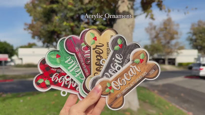 Personalized Dog ornaments, Custom Dog Gifts