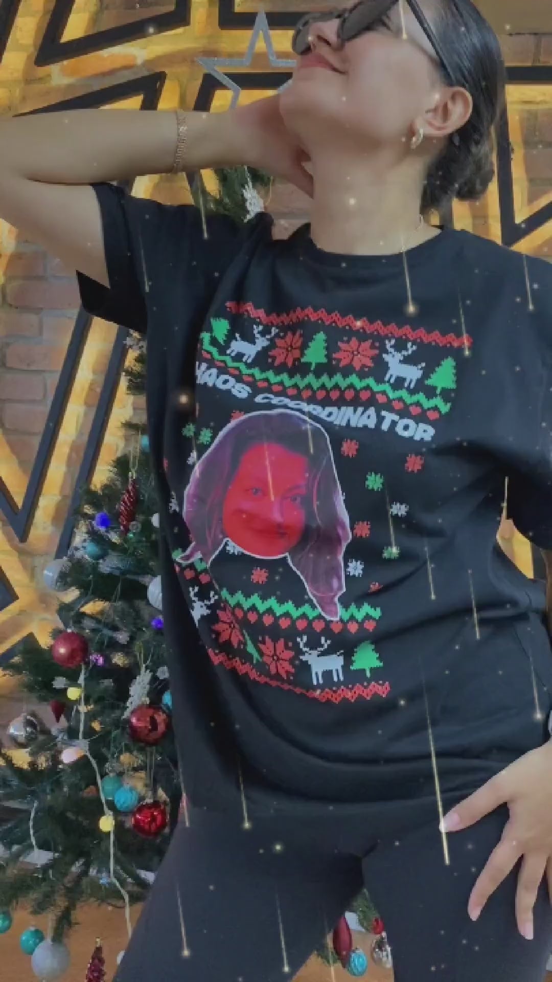 Custom Ugly Christmas Matching, Office party T-Shirt