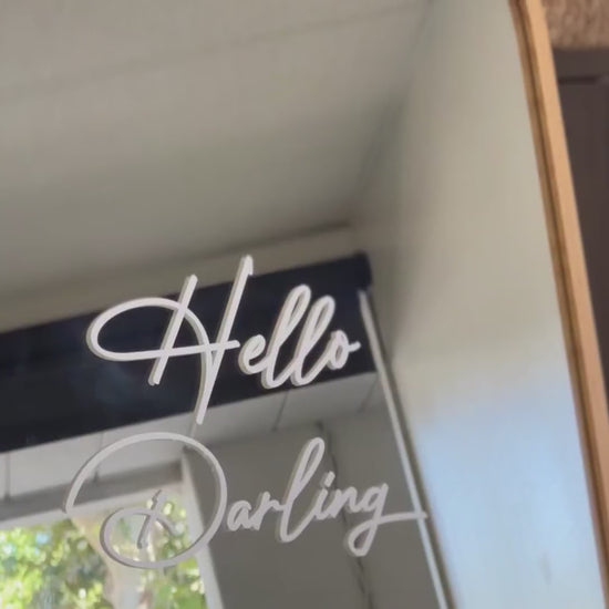 Personalized Welcome To Our Wedding Mirror Decal