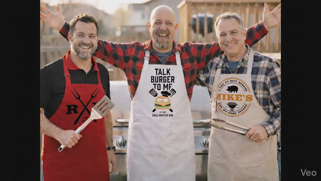 Personalized Apron for Men Gifts, Custom Family Apron Cooking Gift for Fathers Gifts, Customized Aprons for Kitchen Gifts for Dad Gifts