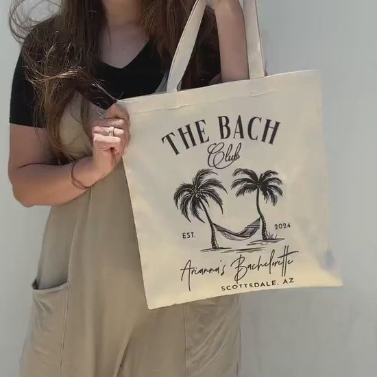 Bridesmaid Bag, Custom Bachelorette Bag for Bridesmaid, Beach Tote Bag for Girls Trip, Gifts for Bridesmaid Unique Bridesmaid Gift Idea