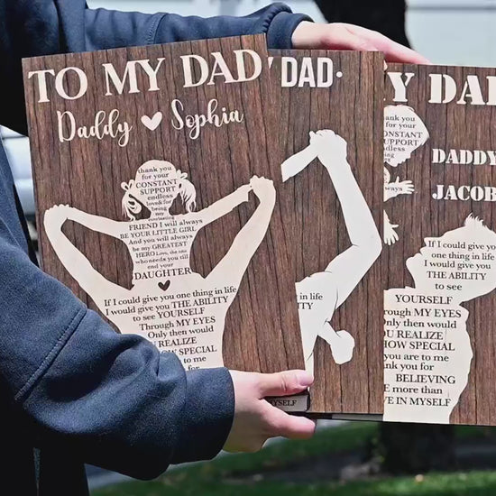 Personalized Father's Day Sign