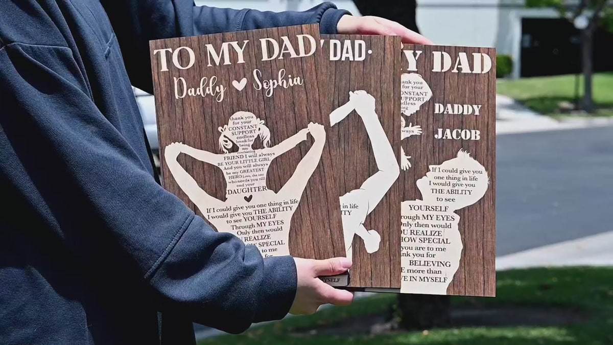 Personalized Father's Day Sign