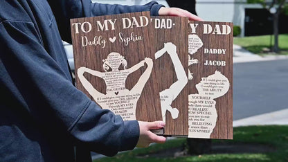 Personalized Father's Day Sign