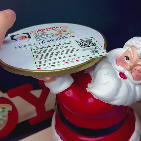 Santa Claus Driver’s License, Lost Drivers License, Christmas Decorations, Christmas Gift For Kids, Secret Santa gift, Santa ID, Fun Gift