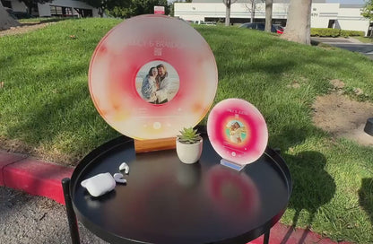 Custom Couple Vinyl Record  with Photo, Personalized Song Plaque, Anniversary Decor, Music Wall Art for Home Decor, Music Disc, Wedding Gift
