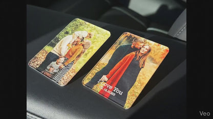 Add Your Own Photo Car Visor Clip, Drive Safe Visor Picture Clip Car Photo Decor, Family Portrait Sun Visor Clip, Picture Frame for Car Gift